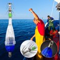 thumbnail image 4 of Fiudx Luz de Pesca, Tecnología Led para Atraer Calamares Bajo El Agua, Instalación Rápida Del Anzuelo con Paraguas, Kit Completo con Anzuelos y Batería, Esencial para La Pesca Nocturna, Fácil de Usar, 4 of 6