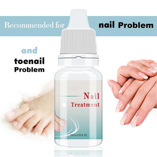 LANTHOME 10ml Fungal Nail Treatment Dropper Design Mild Portable Bright Nail Toenail Nail Repair