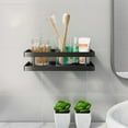thumbnail image 2 of Shower Caddy Bathroom Shelves, Nail-free Bathroom Shelf, Shower Room Storage Rack, Kitchen Rack, 2 of 8