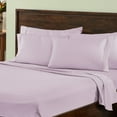 thumbnail image 2 of BNM Deep Pocket Cotton Blend Bed Sheet Set, King, Lilac, 2 of 6