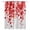 Red, variant on Red Gradient Blackout Curtains for Bedroom, Abstract Polka Dots Vintage Modern Art Thermal Insulated Kitchen Drapes with Grommets, Light Blocking Window Treatment, 2 Panels 27.5" x 39"