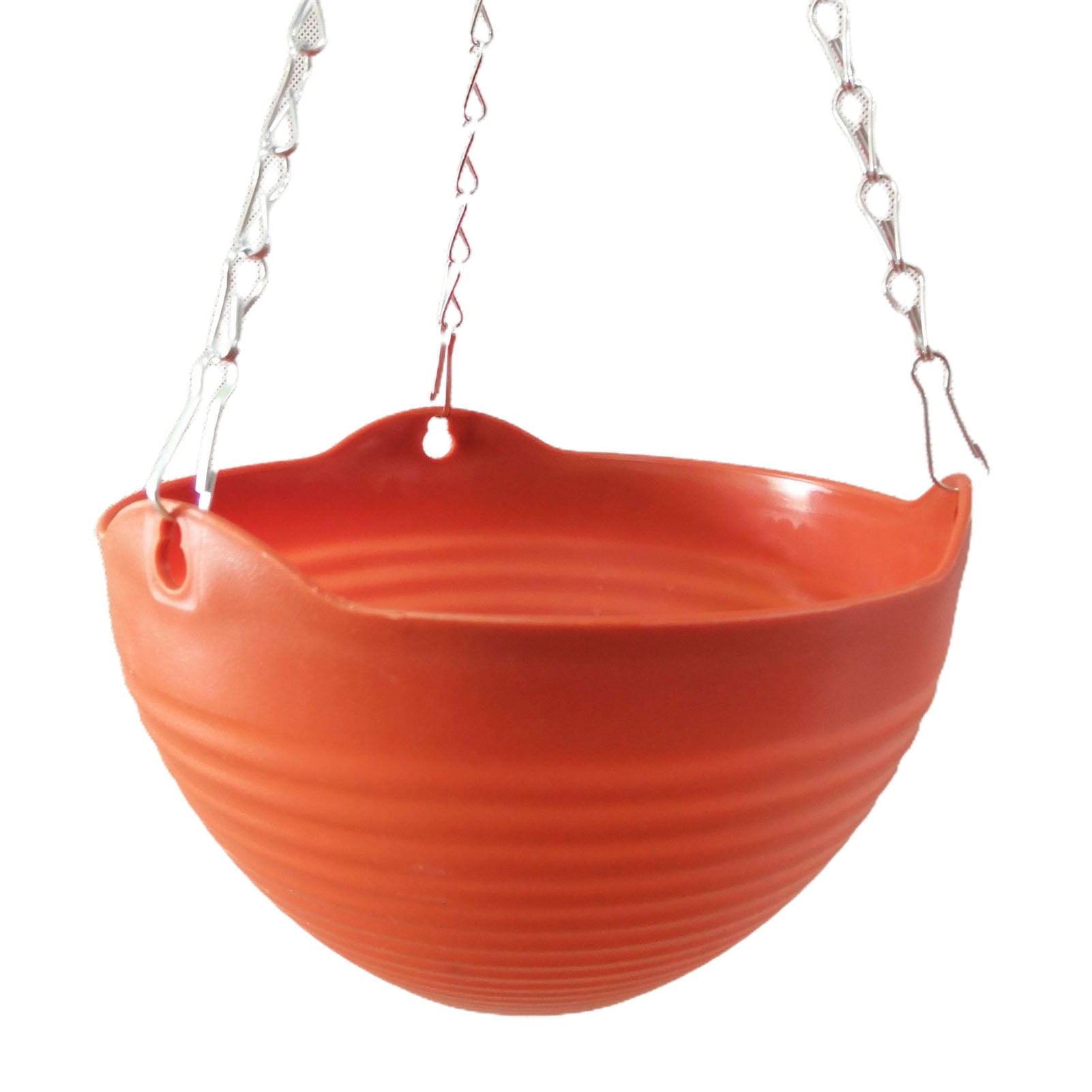 Travelwant Hanging Planters Self-Watering Indoor Outdoor Garden Flower Plant Pot Containers with Drainer and Hanging Chain