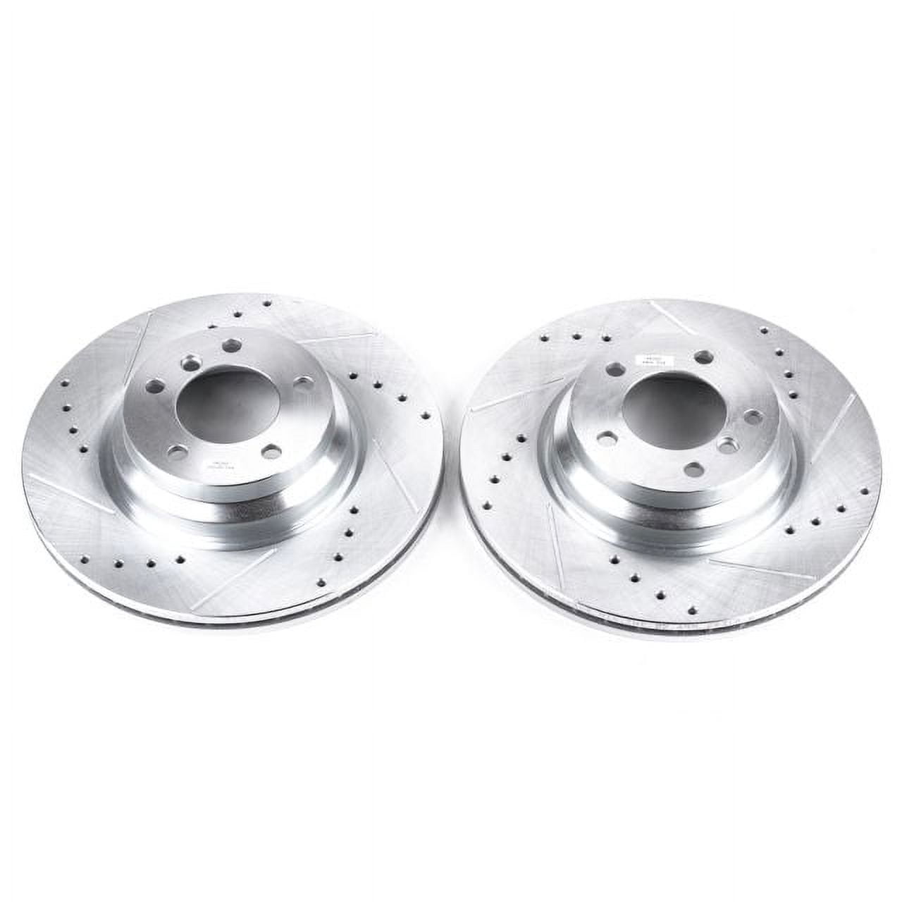 Power Stop EBR843XPR Evolution Drilled & Slotted Rotors -Front