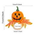 thumbnail image 3 of Fall Napkin Rings Set of 6 - Pumpkin Leaf Berry Thanksgiving Table Decor, Halloween Autumn Dinner Party Napkin Holders for Seasonal Table Settings, 3 of 5