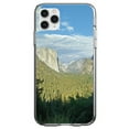 thumbnail image 1 of DistinctInk Clear Shockproof Hybrid Case for iPhone 12 MINI (5.4" Screen) - TPU Bumper, Acrylic Back, Tempered Glass Screen Protector - Yosemite Tunnel View, 1 of 2