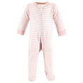 thumbnail image 4 of Touched by Nature Infant Girl Organic Cotton Sleep and Play, Girl Endangered Safari, 3-6 Months, 4 of 5