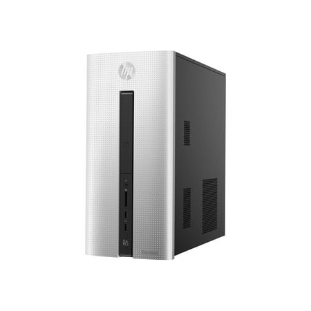 HP Pavilion 550-a114 - Tower - A8 6410 / 2 GHz - RAM 8 GB - HDD 1 TB - DVD SuperMulti - Radeon R5 - WLAN: 802.11b/g/n, Bluetooth 4.0 - Win 10 Home 64-bit - monitor: none - keyboard: US - HP finish in natural silver - remarketed