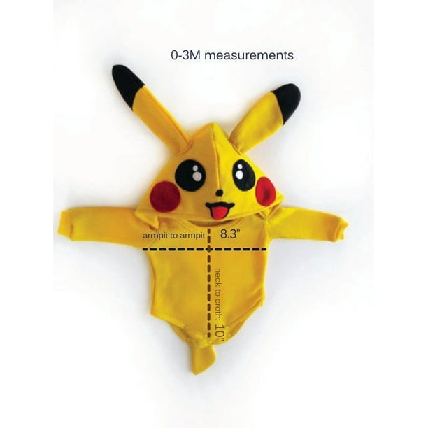 Pokemon Go enfant en bas âge bébé garçon fille Pikachu tenue