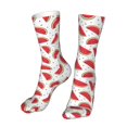 thumbnail image 6 of Salouo Watermelon Pattern Fun Novelty Crew Socks,Casual Athletic Socks Neutral Socks, 6 of 7