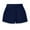 Navy, variant on gbyLJF Summer Shorts for Women 2024 Fashion Floral Trim Drawstring Elastic Waist Palazzo Casual Vacation Shorts Black M