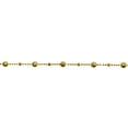 thumbnail image 5 of 15' x .50" Shiny Gold Mirrored Disco Ball Beaded Christmas Garland, 5 of 8
