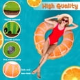thumbnail image 3 of Hengguang 4 Pack Inflatable Pool Swimming Rings with Beach Ball, Inflatable Pool Floats for Kids Adults, 32.68'' Fruits Pool Floaties Rings Tube Toys for Summer Beach Water Float Party, Swimming Pool, 3 of 6