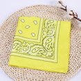 thumbnail image 3 of Soidarity Bufanda pequeña cuadrada de moda Hip hop Cool Guy mujeres hombres impresión cabeza envoltura rap estrella pañuelo cuello lazo para el pelo Accesorios para máquinas de ejercicios Amarillo Soidarity JJ15373-07, 3 of 6