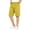 Yellow, variant on Spazoro Boys School Uniform Shorts with Pockets, Pull On Elastic Waist 100%Cotton Solid Color Casual Short for Kids Navy Size 5-6