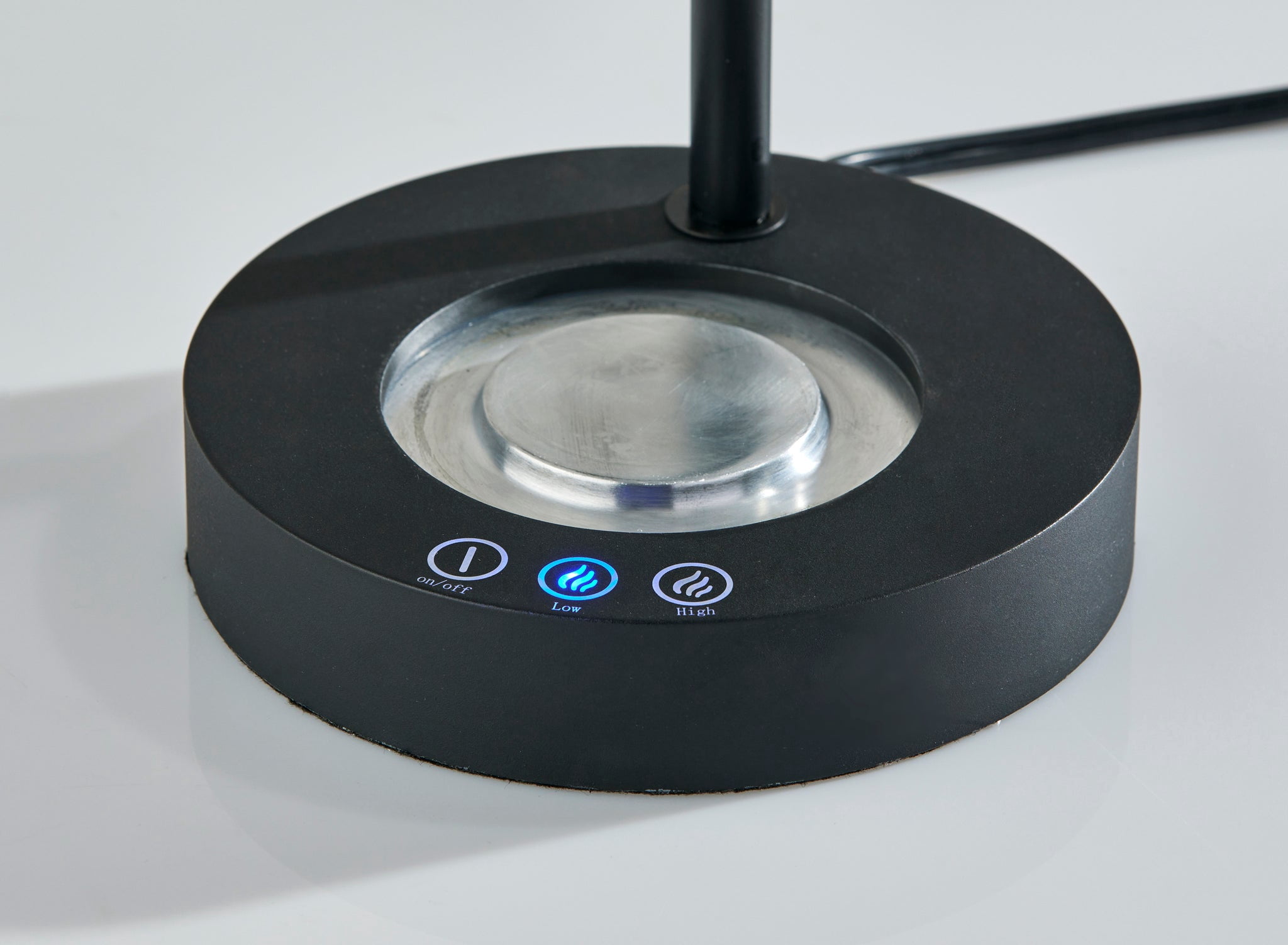 Simplee Adesso Cup Warming 23.38" 3-Level Cup Warmer, USB & AC Adjustable Desk Lamp