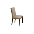 thumbnail image 4 of 5 Piece Wooden Dining Table Set In Antique Black And Beige, 4 of 5