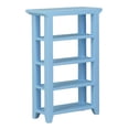 thumbnail image 4 of Dollhouse Mini Bookshelf, 1:12 Scale 4 Layers Miniature Flower Stand  For Balcony Blue,Pink,Green, 4 of 8