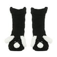 thumbnail image 4 of Bibifish Womens Slipper Socks Cute Dog Pattern Plush Socks Fluffy Cartoon Crew Socks Cozy Home Wear Non- Floor Socks For Ladies, 4 of 4