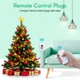 thumbnail image 5 of NineLeaf Remote Control Outlet, Wireless Remote Control Electrical Outlet Switch with Countdown Function For Lights, Fans, Christmas Lights, Small Appliance, 15A/1500W, Up to 500ft Range, 8Set, 5 of 8