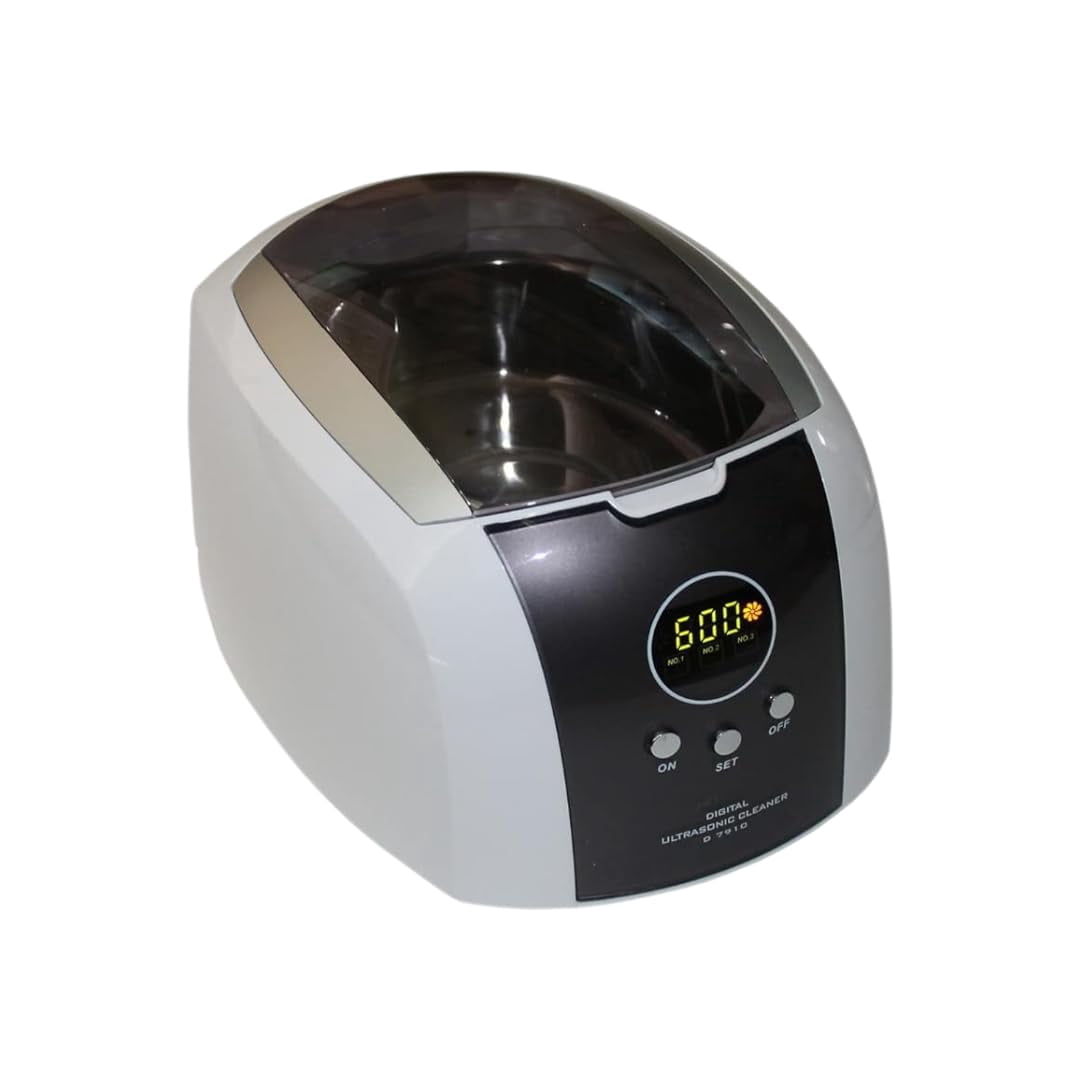 iSonic® D7910B Digital Ultrasonic Cleaner for Jewelry, Eyeglasses, Watch, CD/DVD, 1.6Pt/0.75L, 110V 35W