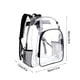 thumbnail image 3 of Xihbxyly Mochila Transparente de Pvc Impermeable, Gran Capacidad, Correas Ajustables, Elegante y Versátil, Ideal para Actividades Escolares. Tamaño: 40 X 30 X 13 Cm., 3 of 5