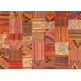 thumbnail image 1 of Ahgly Company Machine Washable Indoor Rectangle Contemporary Lava Red Area Rugs, 7' x 10', 1 of 7
