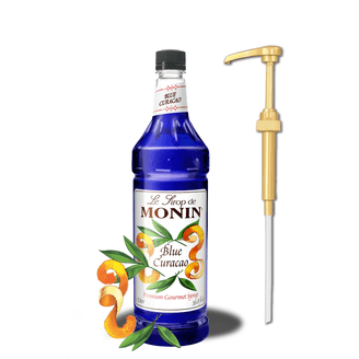 Monin Premium Pineberry Flavoring Syrup 1 Liter + Gold Pump