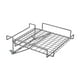 thumbnail image 3 of Organizador de puerta de gabinete plegable, estante versátil para ollas y platos para encimera de cocina Plata, 3 of 9