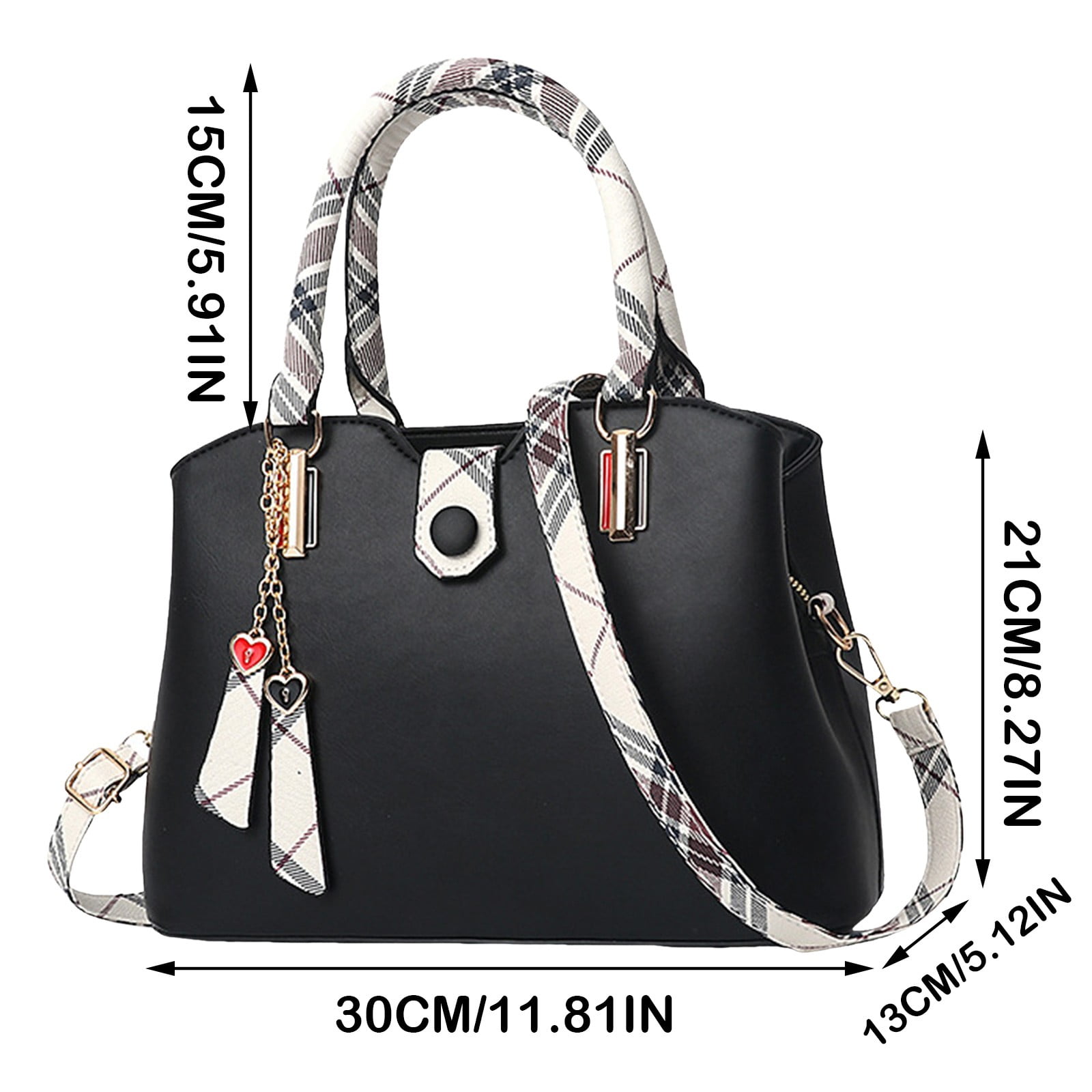 Faraee Womens Purses and Handbags Top Handle Satchel Shoulder Crossbody Tote Bags for Ladies Black
