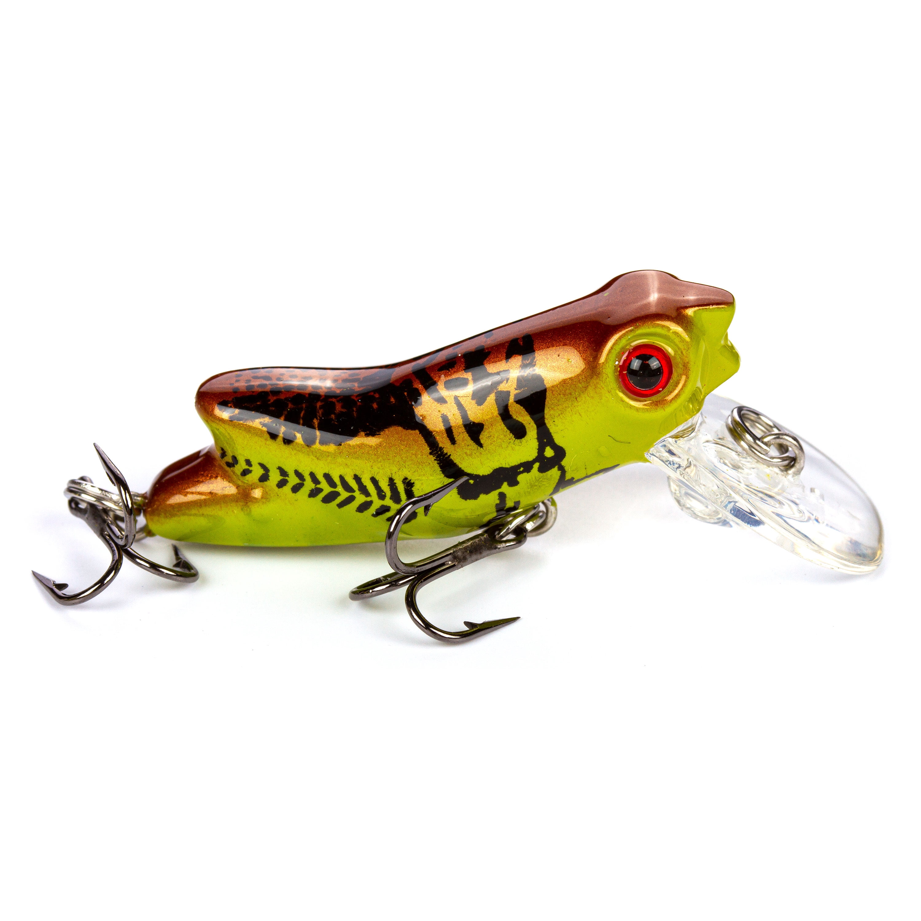 Ozark Trail Mini Hopper Crankbait, Phantom, 1/9 oz, Freshwater Fishing Lure