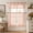 Blush, variant on Kate Aurora Brandi Complete 3 Piece Rod Pocket Sheer Cafe Kitchen Curtain Tier & Valance Set