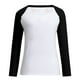 thumbnail image 5 of Blusa de manga larga con estampado de copa de vino de Navidad y costuras con cuello redondo para mujer Fridja  fksj589, 5 of 5