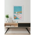 thumbnail image 4 of Girl in a Blue Swimsuit Framed Painting Print, 4 of 6