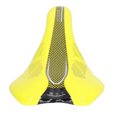 thumbnail image 1 of Mountain Bike  Cushion, Comfortable Ergonomic Design Soft Mountain Bike Saddle Universal Microfiber Leather  For Road Bikes Yellow, 1 of 8