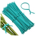 thumbnail image 4 of unbranded  1000 Pcs Wire Tie Cables Electrical Ties Plants Twist Green, 4 of 8