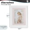 thumbnail image 4 of Stupell Industries Eclectic Enchanted Dreams Princess White Framed Print Under Glass, 13 x 16, by Christine Simpson Art, 4 of 8