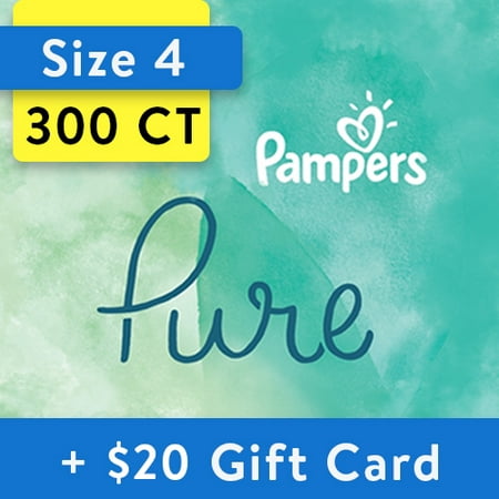 [Save $20] Size 4 Pampers Pure Protection Diapers, 300 Total