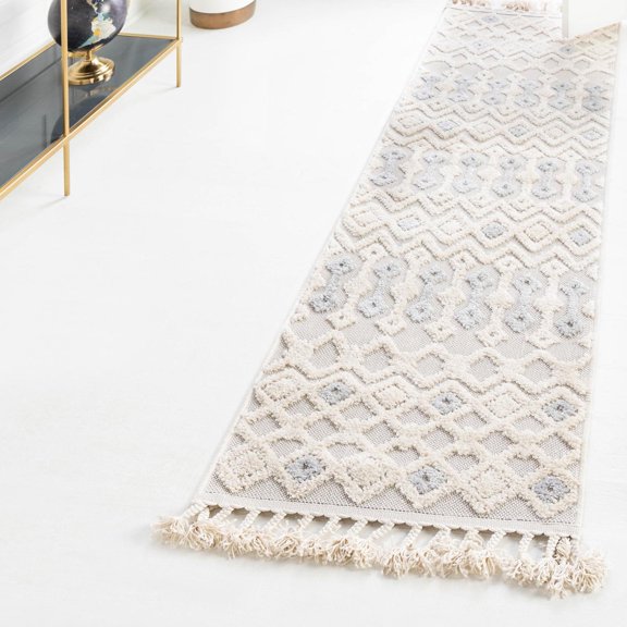 Unique Loom Arlo Collection Area Rug - Lenny (2' x 6' Runner Sandy Beige/Beige)