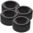 thumbnail image 1 of PAMINGONO 4Pcs Washer Dryer Anti Vibration Feet Plastic Black Noise Reduction for Home, 1 of 6