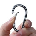 thumbnail image 5 of ZPAQI 10Pcs Wiregate Carabiner Clip, Heavy Carabiner Hook, Large Size for Camping, 5 of 17