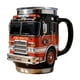 thumbnail image 1 of Firefighter & Rescue Themed Coffee Mug, Resin Insulated Camping Cup for Home Office, Gift for Fireman, First Responder, EMS Appreciation, Dad Husband Gift, 1 of 7