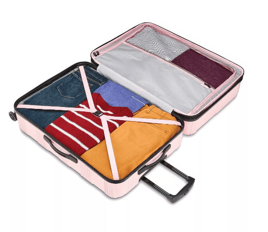 American Tourister NXT Checkered Hardside Carry On Spinner Suitcase