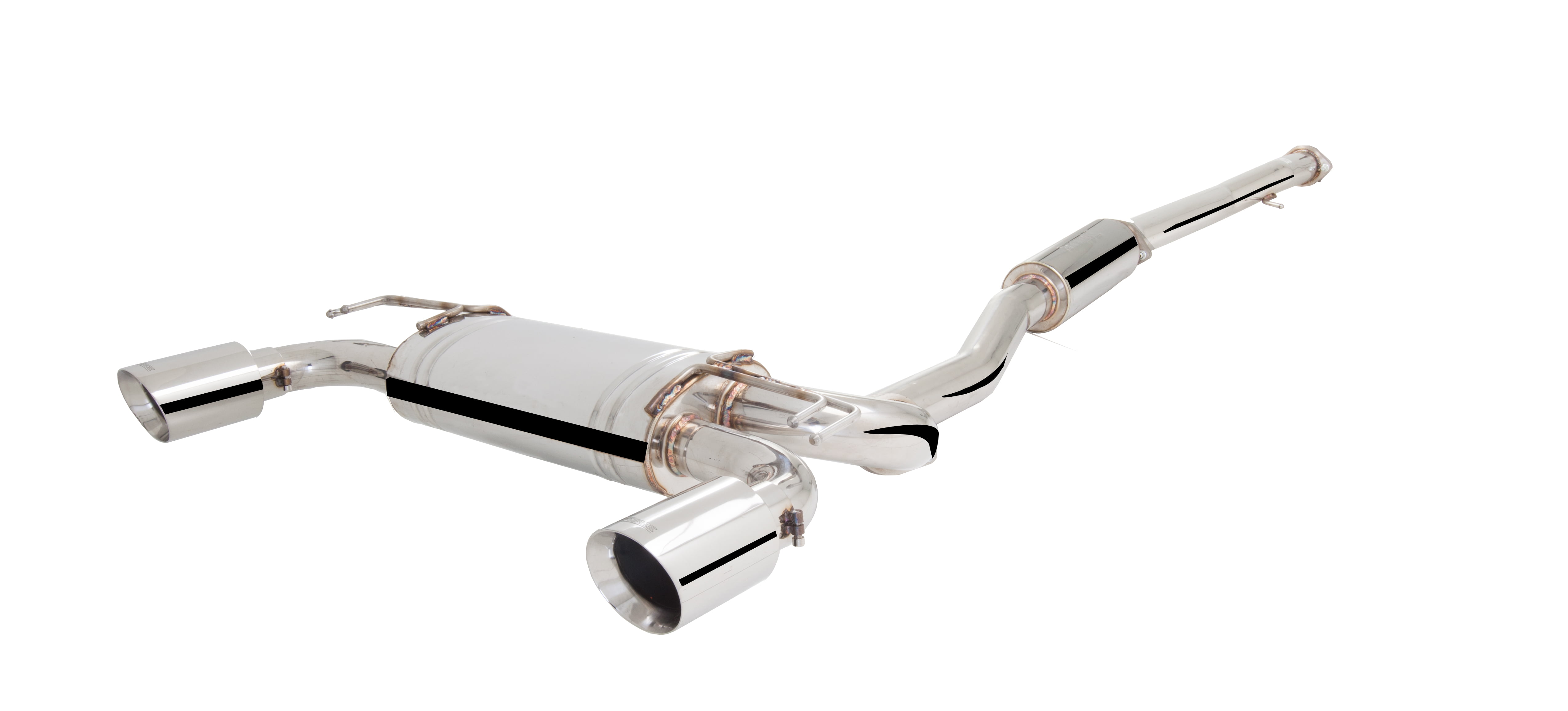 XForce ES-ME10-CBS Stainless Steel 3" Cat-Back Exhaust System for