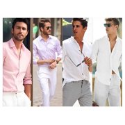 Casey Kevin Mens Dress Shirts Wrinkle Free Slim Fit Stretch Long Sleeve Business Casual Button Down Shirts with Pocket for Men