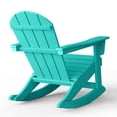 thumbnail image 5 of WestinTrends Malibu Outdoor Patio Porch Rocking Adirondack Chair,&nbsp;Turqoise, 5 of 13