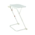 thumbnail image 3 of Mainstays Adjustable Folding TV Tray with Cup Holder White, 20.87"W x 14.76"D x 27.76"H, 3 of 9