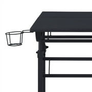 Harper & Bright Designs Adjustable Height Standing Desk Sit Stand Up Desk Workstation 35 Inch with Moveable Shelf for Office Home, Black