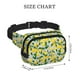 thumbnail image 4 of Balery Lemon1 Mochila Cinturón para Mujeres y Hombres, Bolsa de Cintura Impermeable de Doble Capa con Correa, 4 of 9