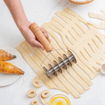thumbnail image 7 of Stainless Steel Noodle Bread Flour Italian Pastry Cookies Wheel Tortilla Mold Manual Slicer Pizza, 7 of 7