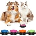 thumbnail image 2 of Keyohome 4Pcs Dog Talking Button Recordable Dog Communication Button Colorful Pet Training Buttons for Dogs Pets Speech Home,Battery Powered, 2 of 10